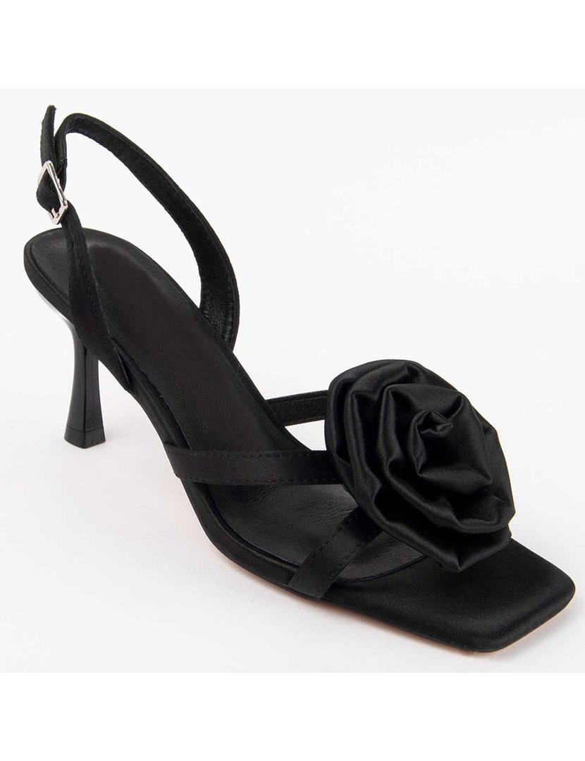 Sandálias com Salto Senhora Preto