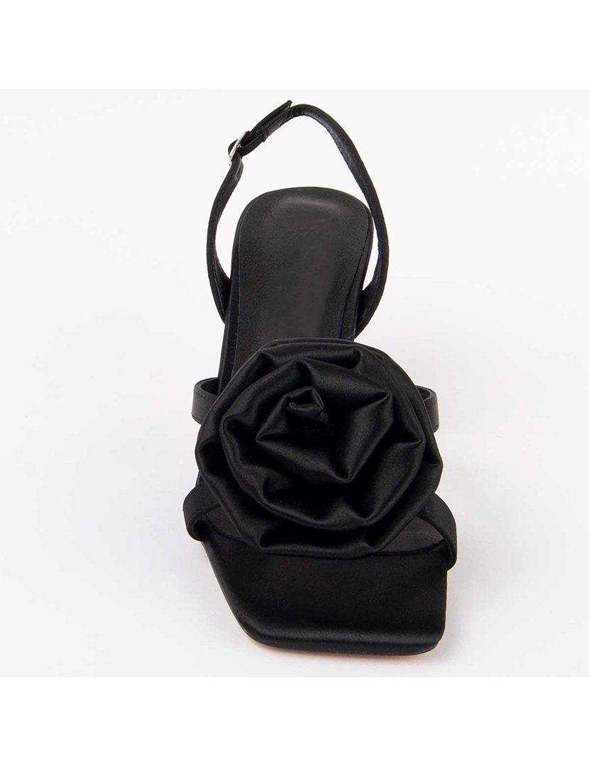 Sandálias com Salto Senhora Preto