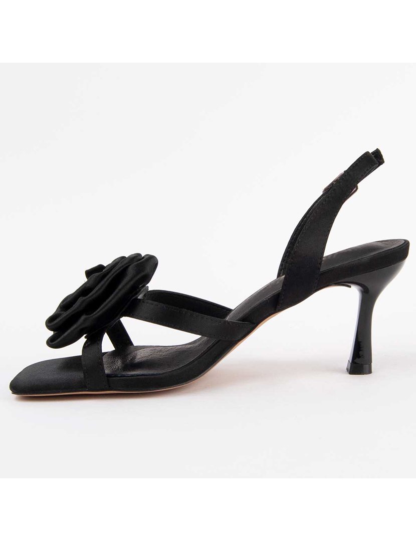 Sandálias com Salto Senhora Preto