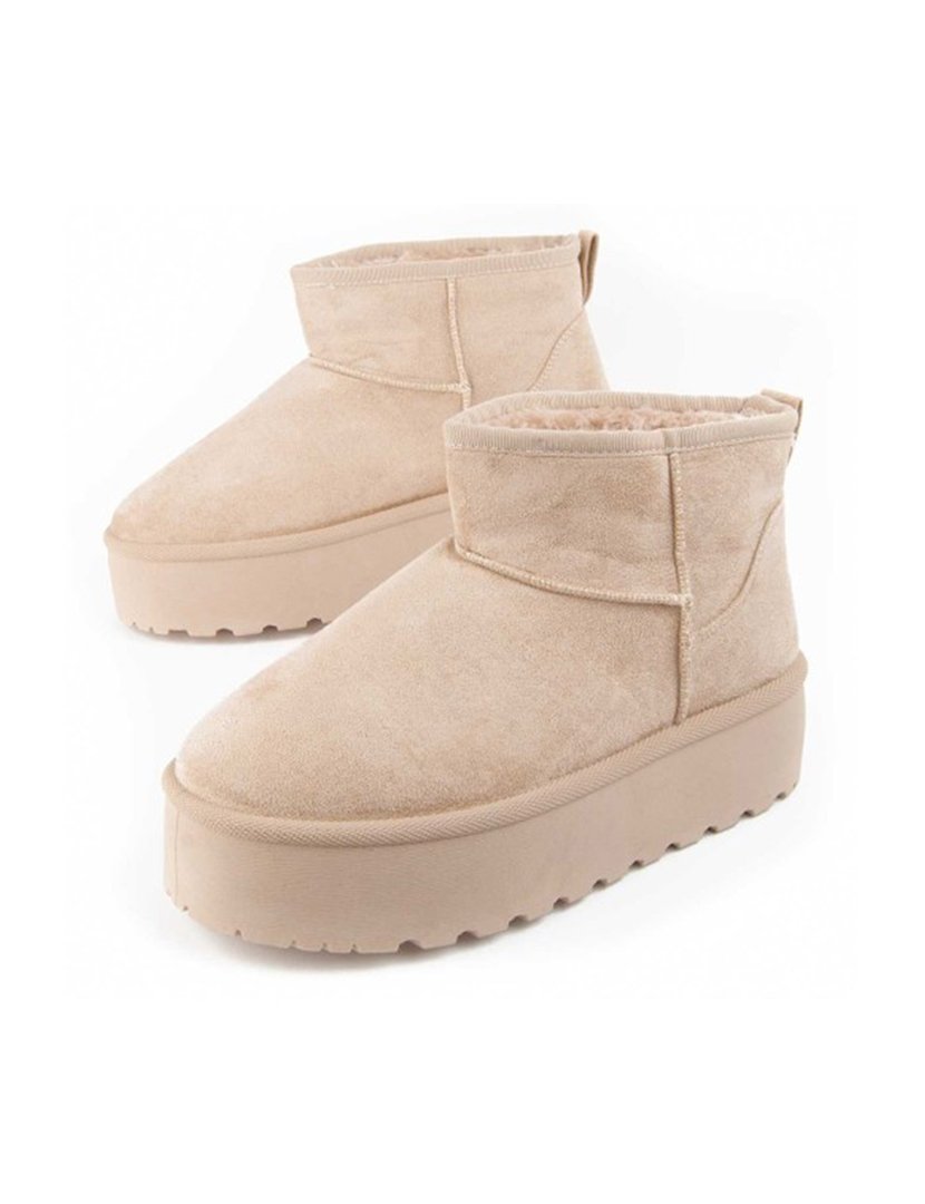 Botins Senhora Bege