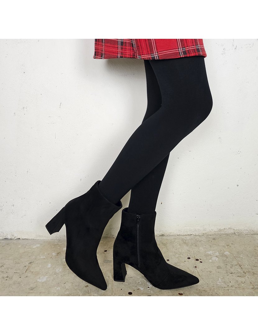 Botas com Salto Senhora Preto
