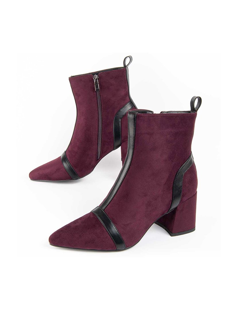 Botas com Salto Senhora Vermelho