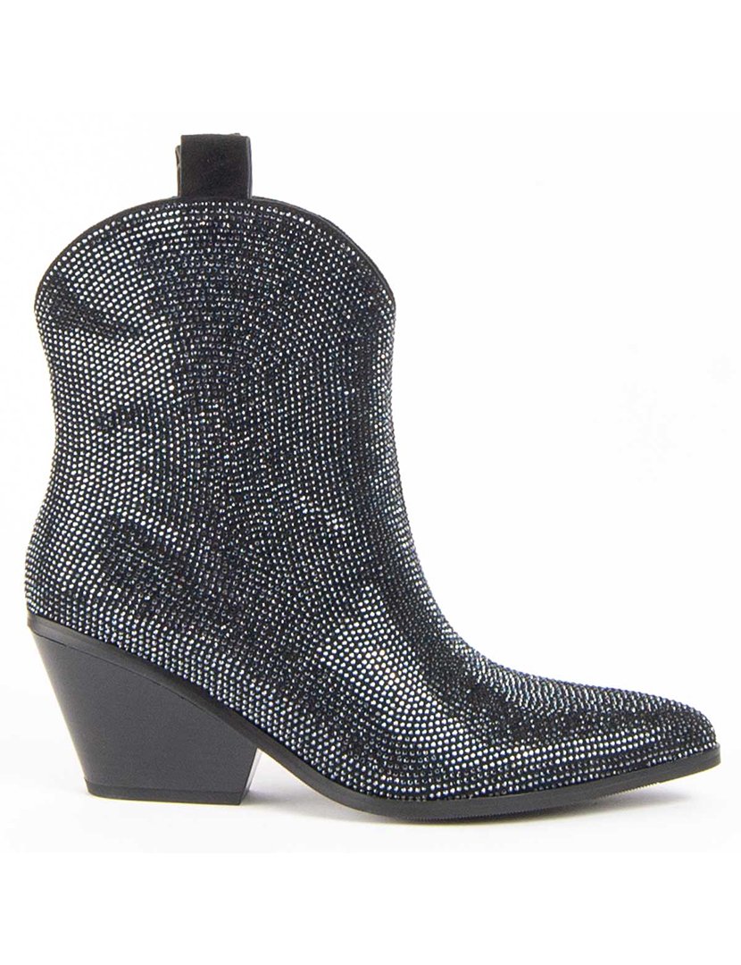 Botas com Salto Senhora Preto