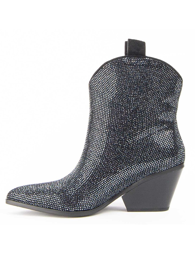 Botas com Salto Senhora Preto