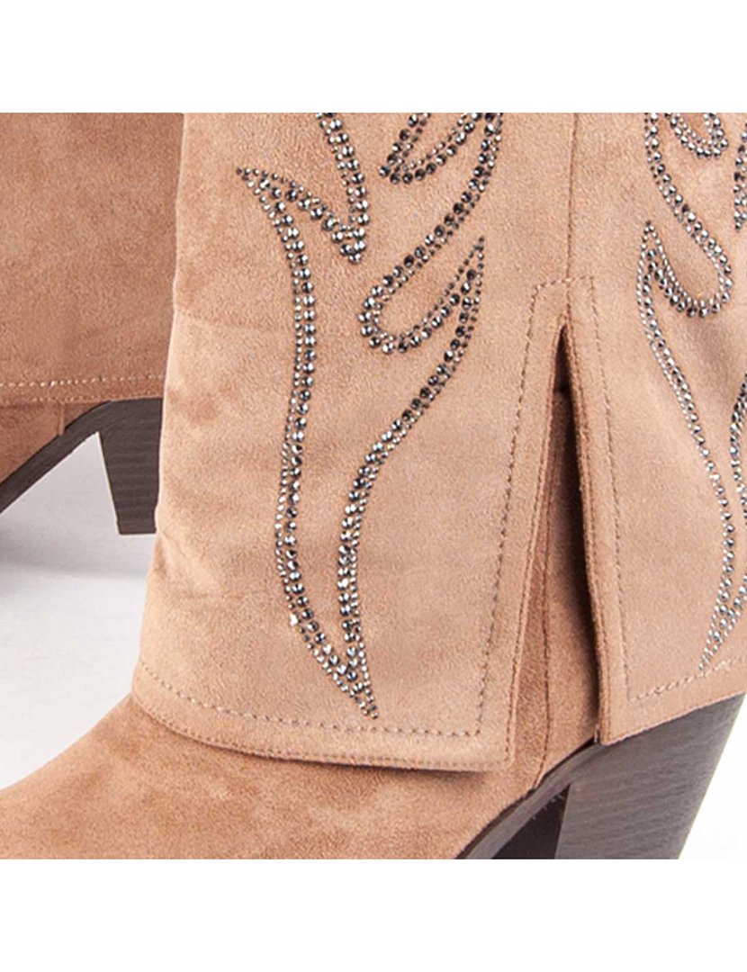 Botas com Salto Senhora Castanho