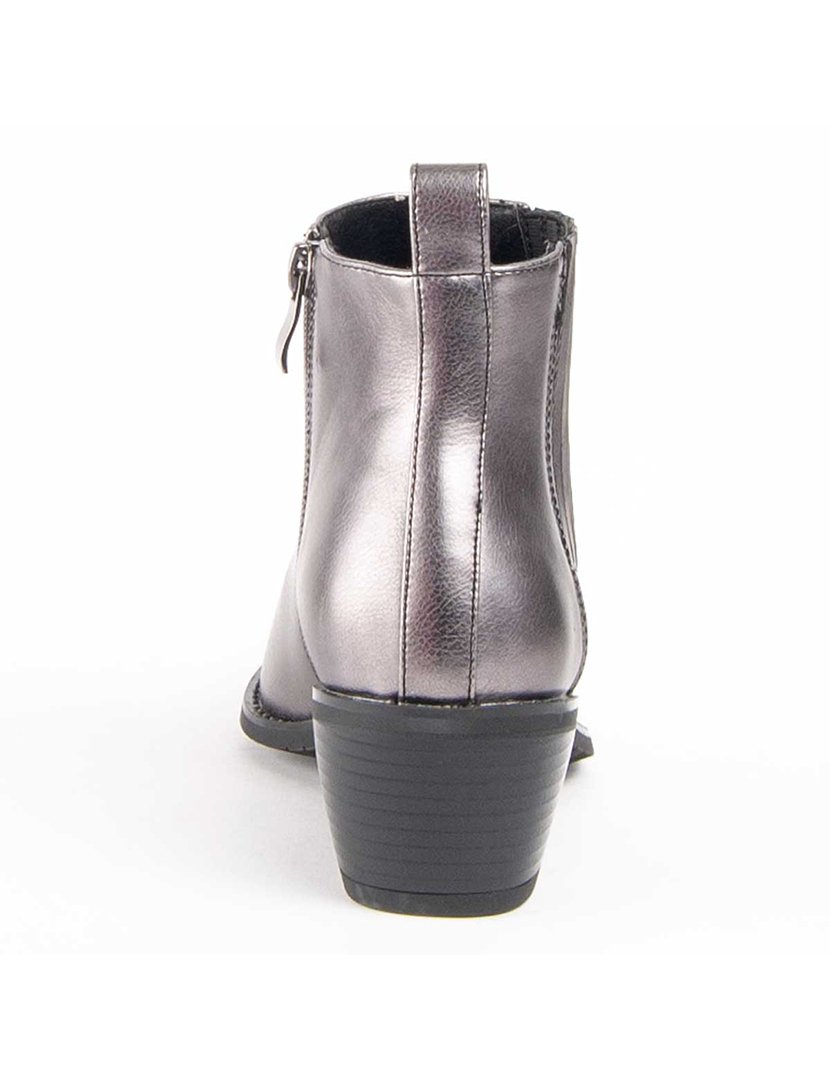 Botas com Salto Senhora Cinzento