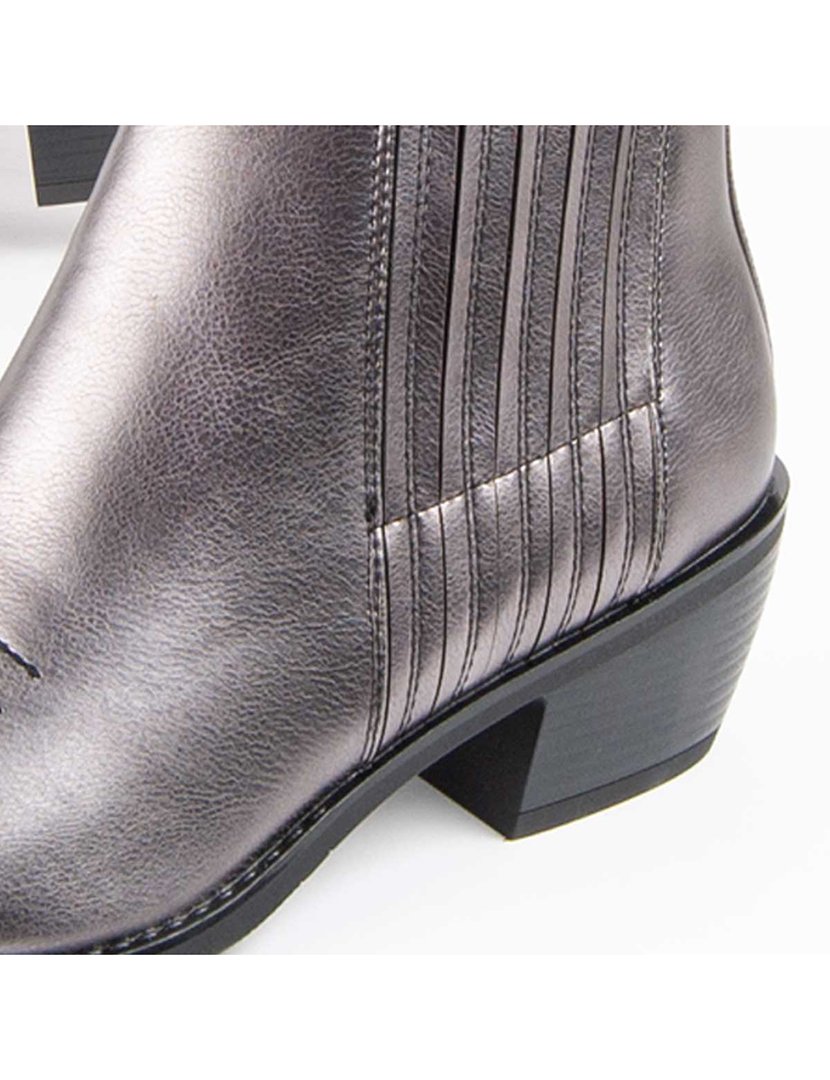 Botas com Salto Senhora Cinzento