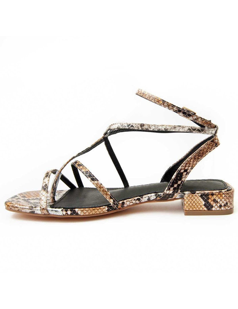 Sandálias com Salto Senhora Dourado