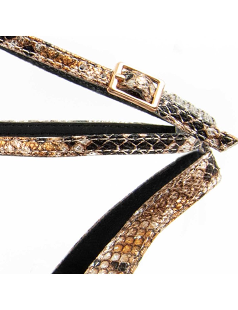 Sandálias com Salto Senhora Dourado