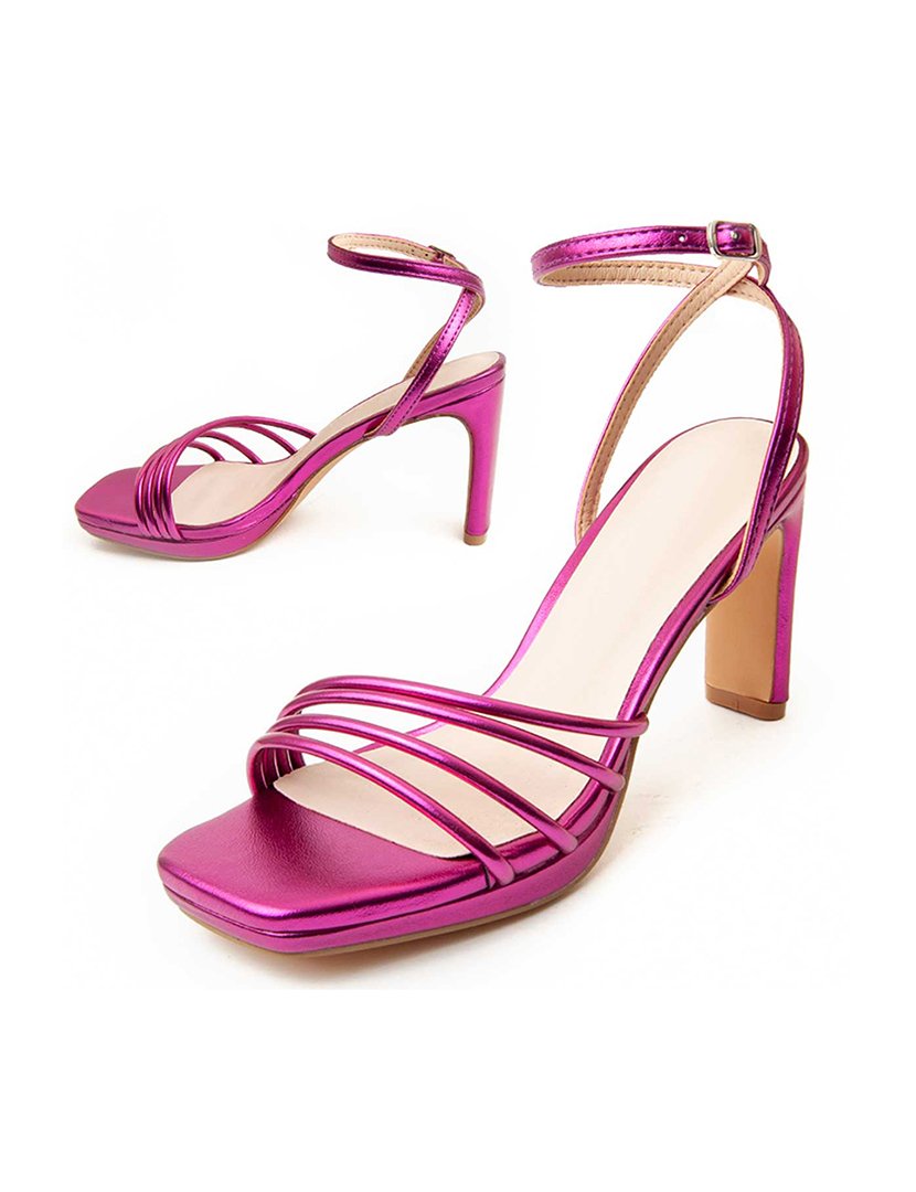 Sandálias com Salto Senhora Rosa