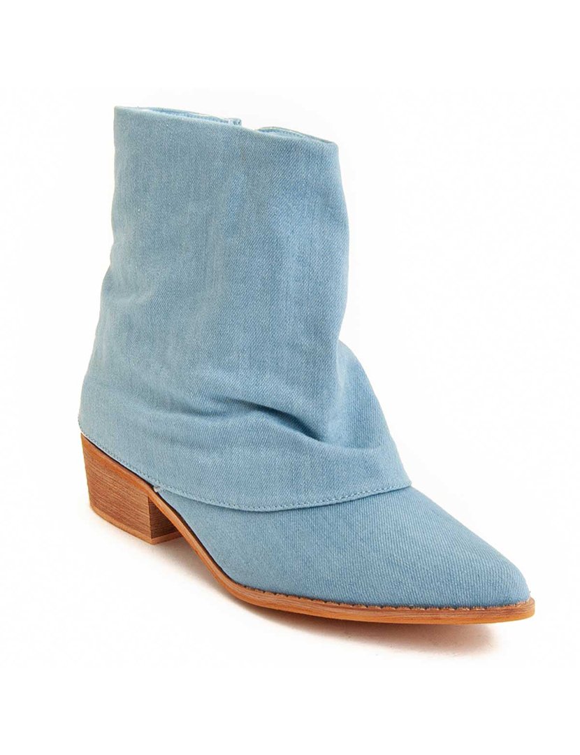 Botas com Salto Senhora Azul