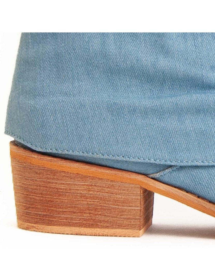Botas com Salto Senhora Azul