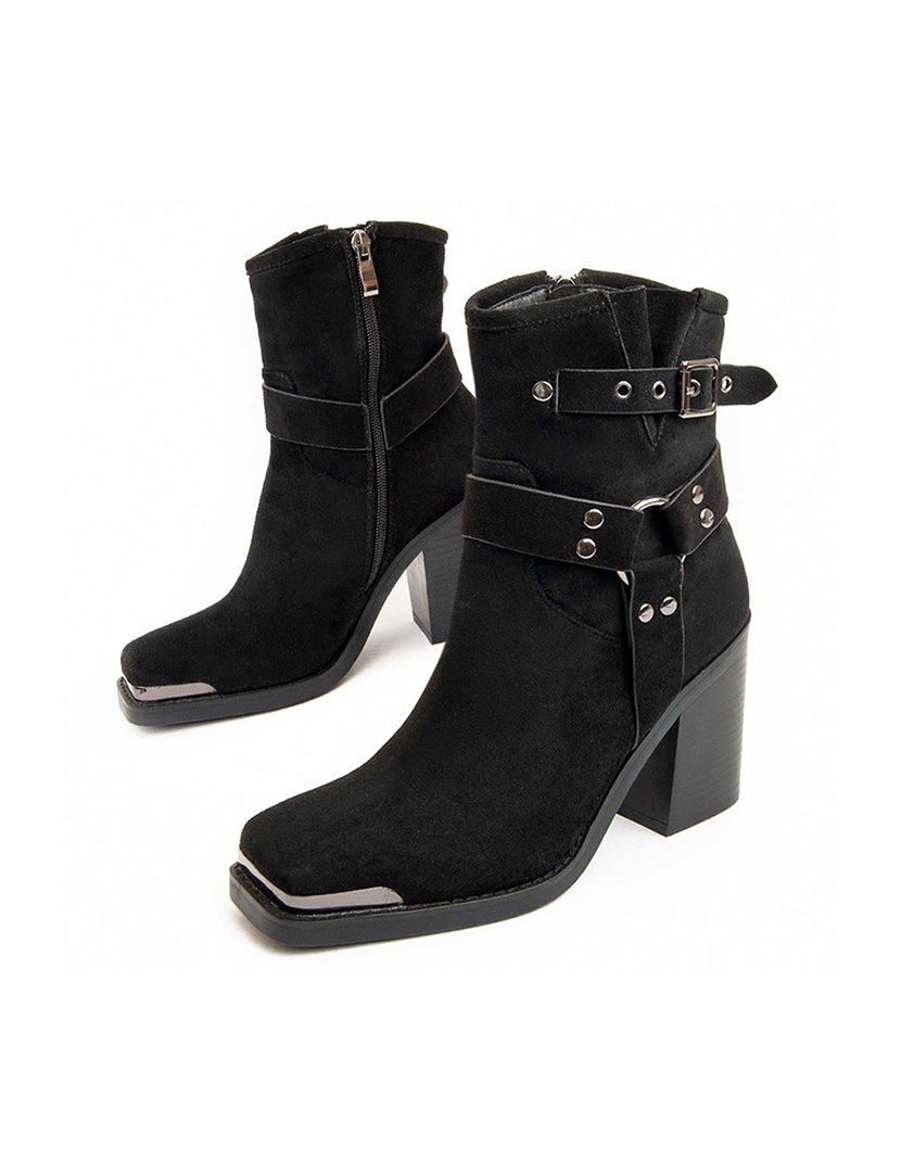 Botas com Salto Senhora Preto
