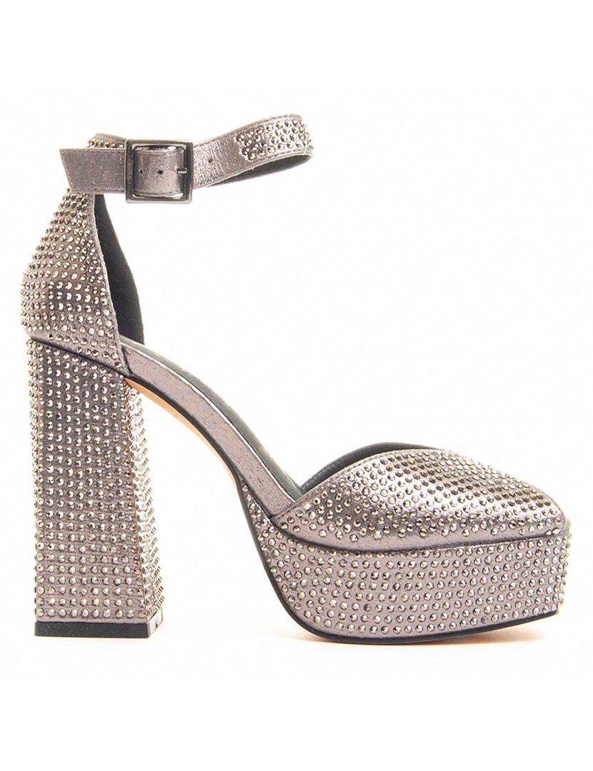 Sapatos com Salto Senhora Cinzento