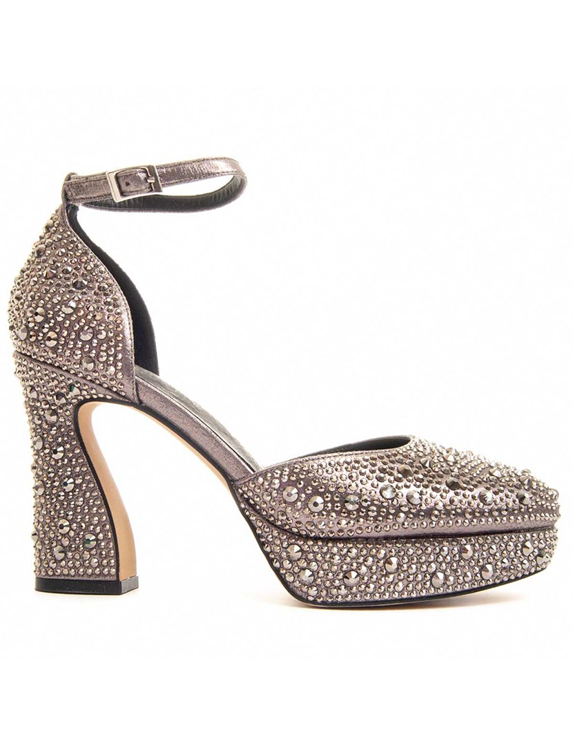 Sapatos com Salto Senhora Cinzento