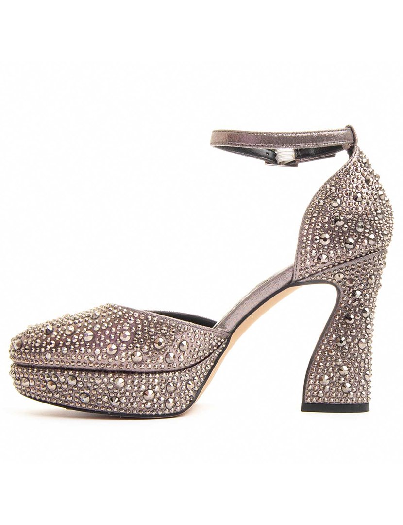 Sapatos com Salto Senhora Cinzento