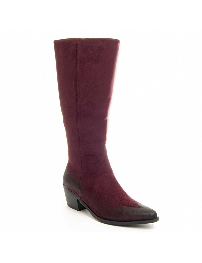 Botas com Salto Senhora Vermelho