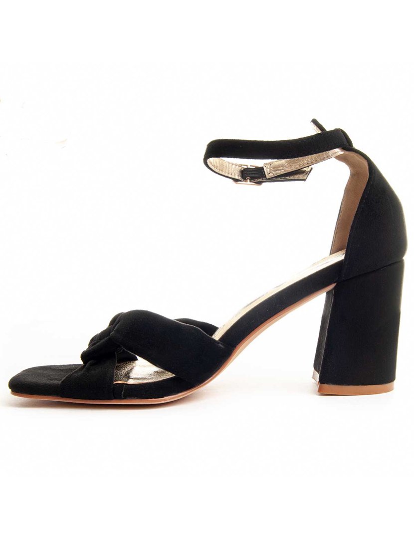 Sandálias com Salto Senhora Preto