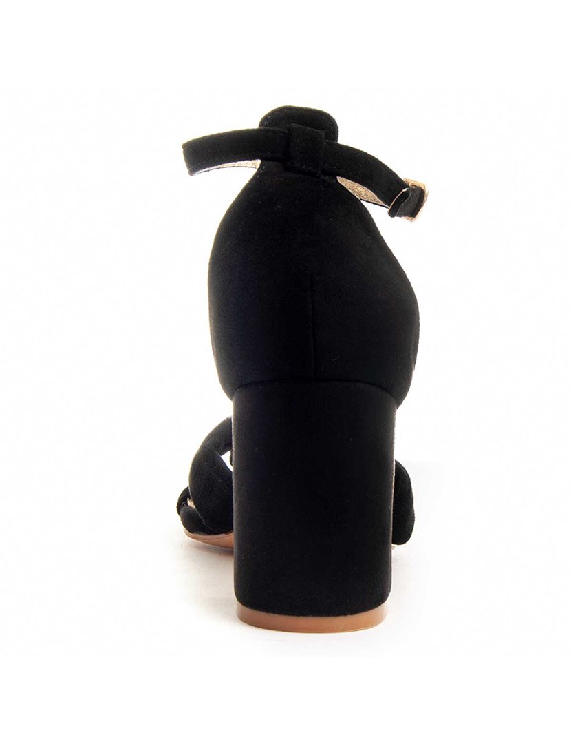 Sandálias com Salto Senhora Preto