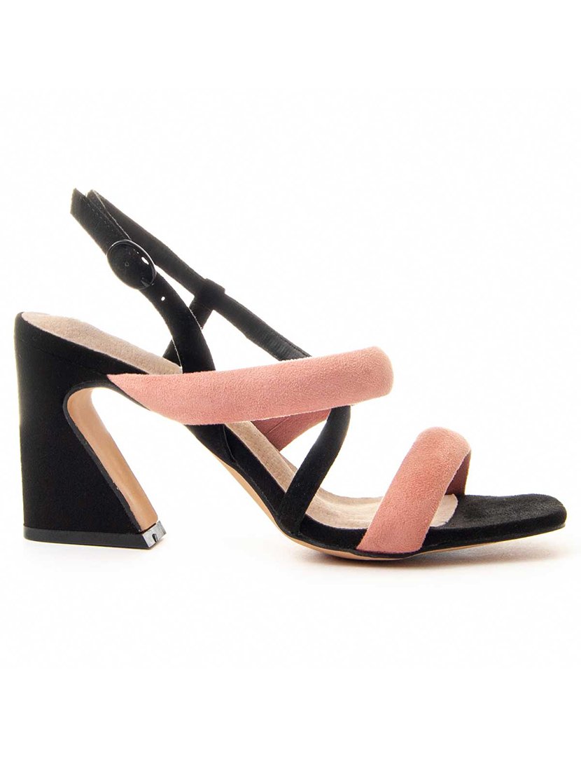 Sandálias com Salto Senhora Preto