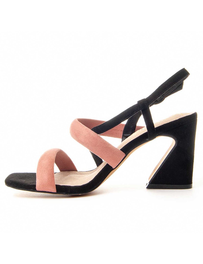 Sandálias com Salto Senhora Preto