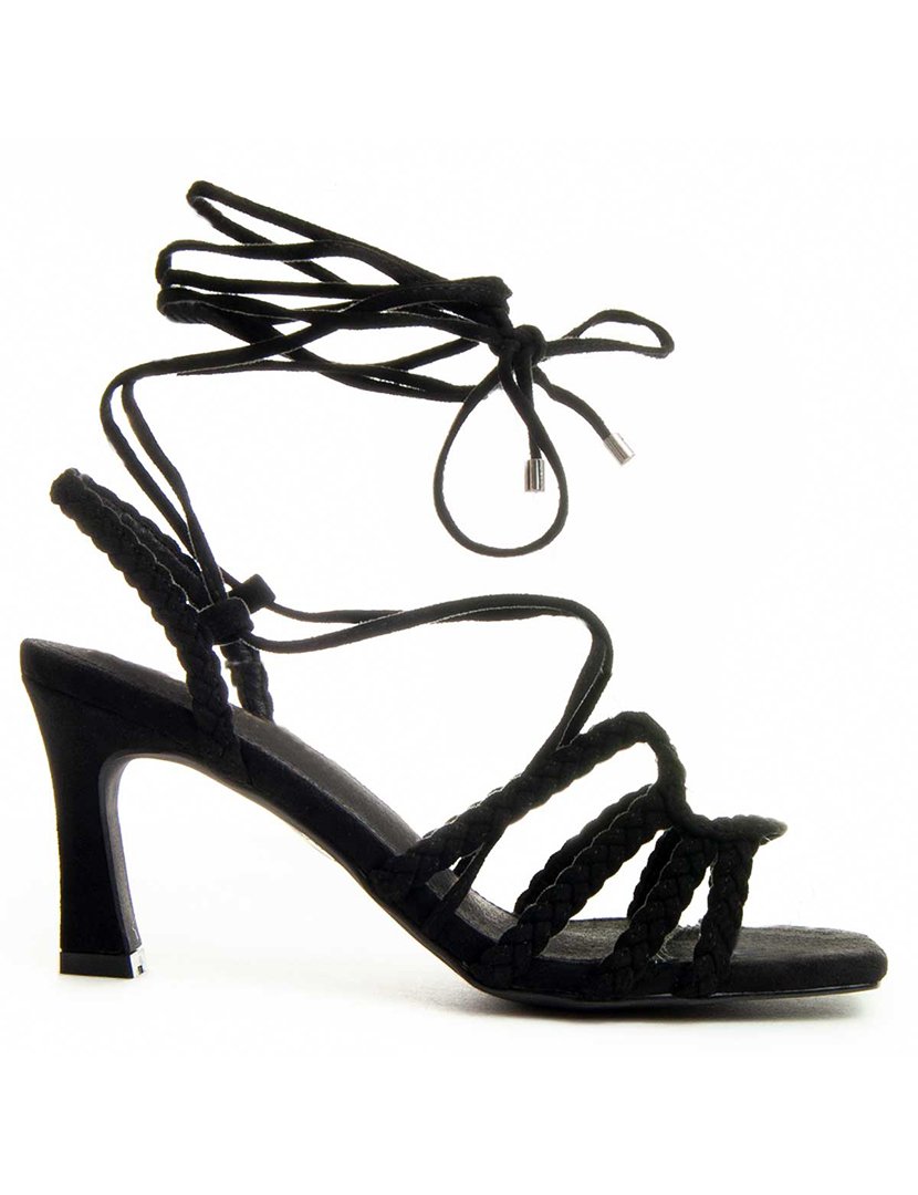 Sandálias com Salto Senhora Preto