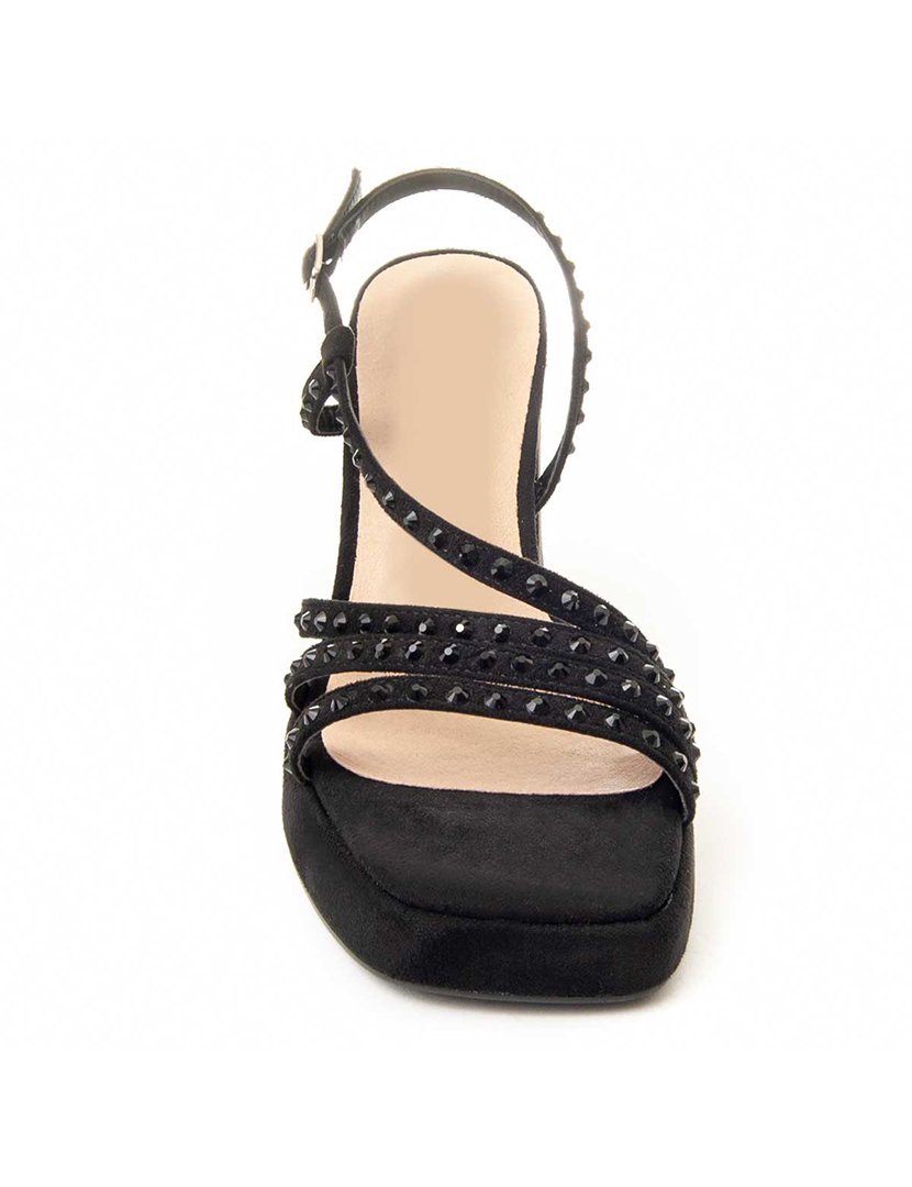 Sandálias com Salto Senhora Preto