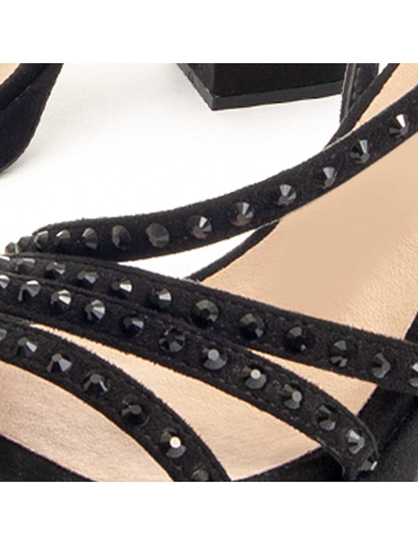 Sandálias com Salto Senhora Preto