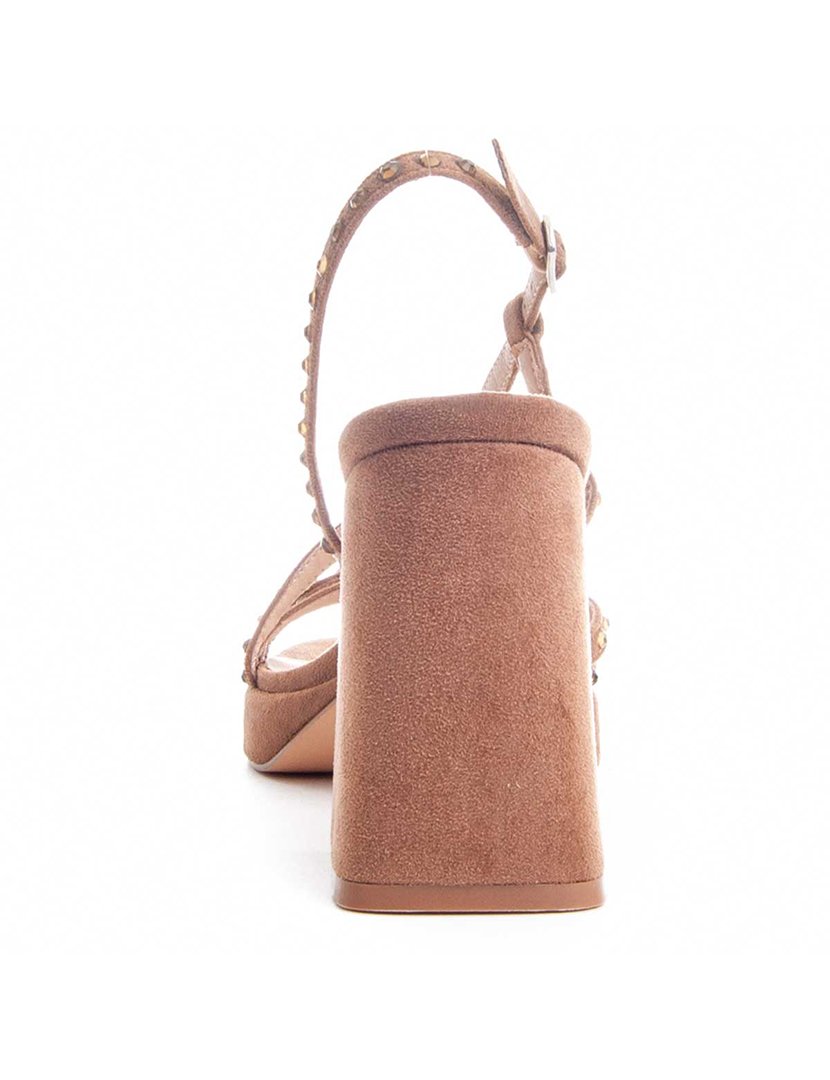 Sandálias com Salto Senhora Castanho