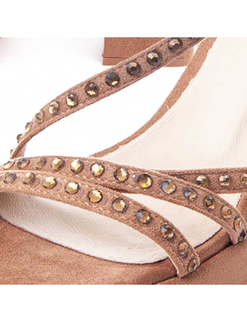 Sandálias com Salto Senhora Castanho