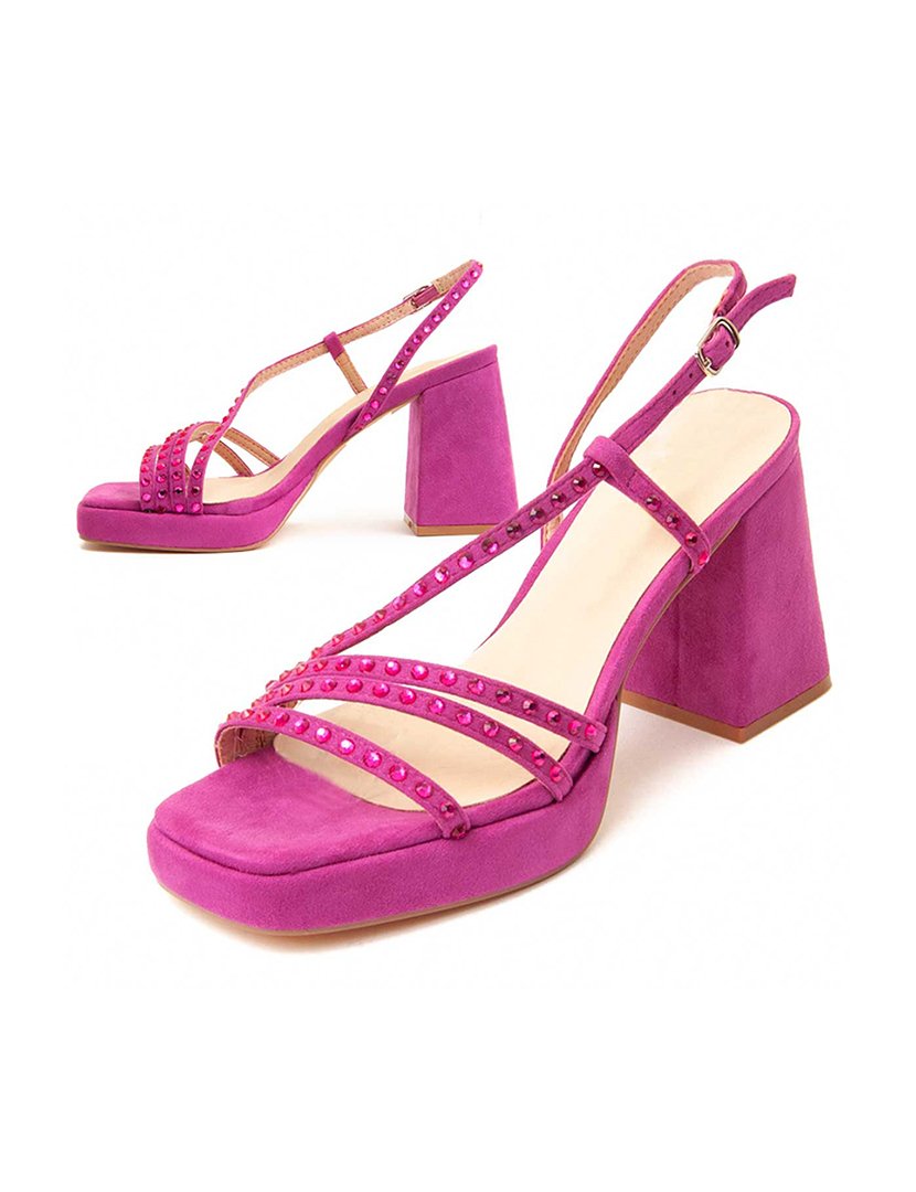 Sandálias com Salto Senhora Rosa