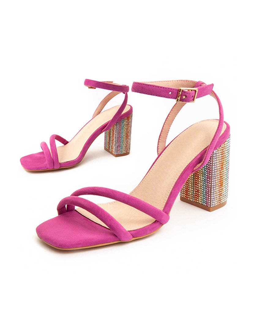 Sandálias com Salto Senhora Rosa