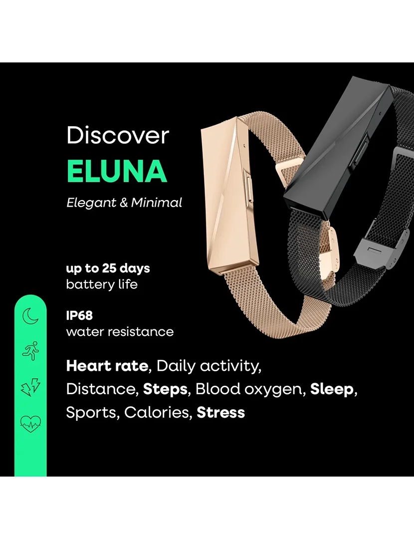 Pulseira Inteligente Eluna Rose Gold