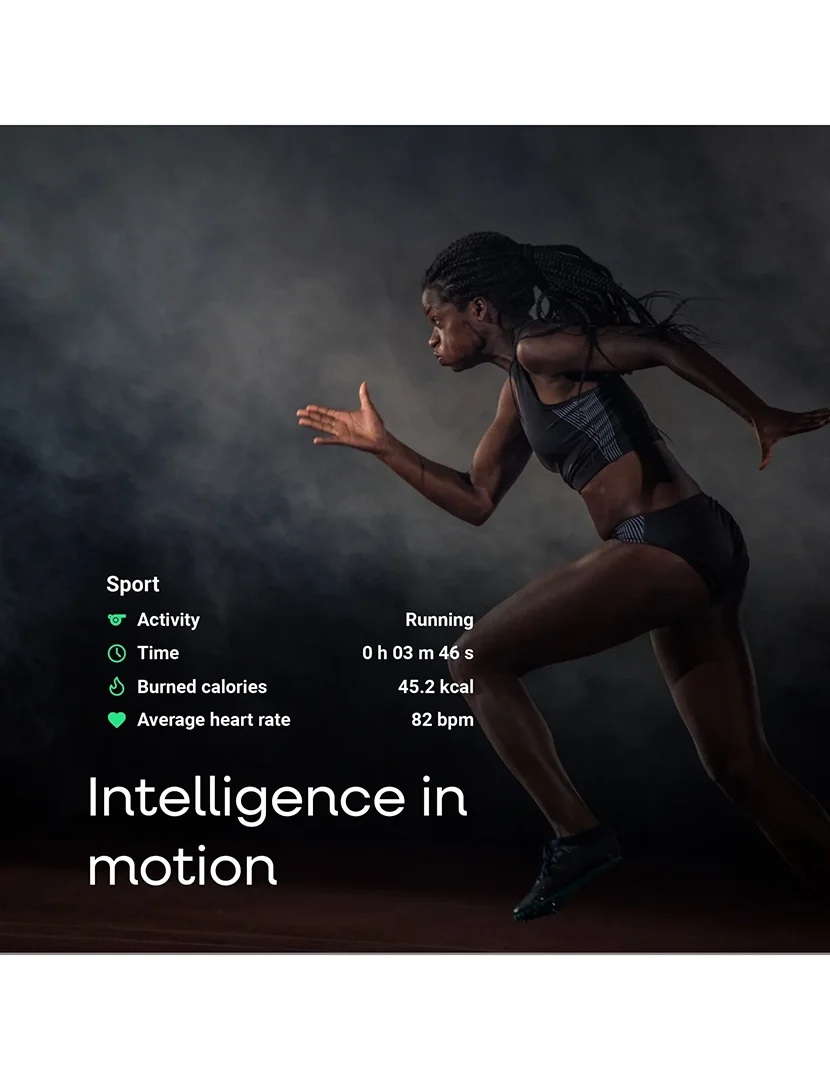 Pulseira Inteligente Motion Sport Silicone Azul