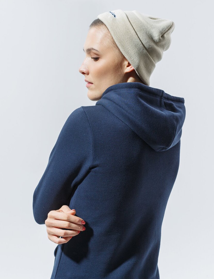 Sweatshirt Senhora Azul Escuro