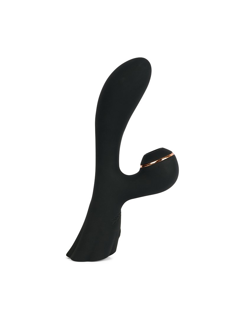 Estimulador de clitóris e vibrador - 15 programas - Preto