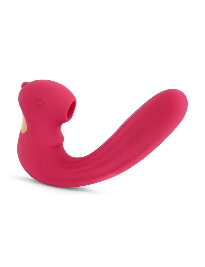 Estimulador Clitoridiano e Vibrador Ponto G - 15 programas - Rosa