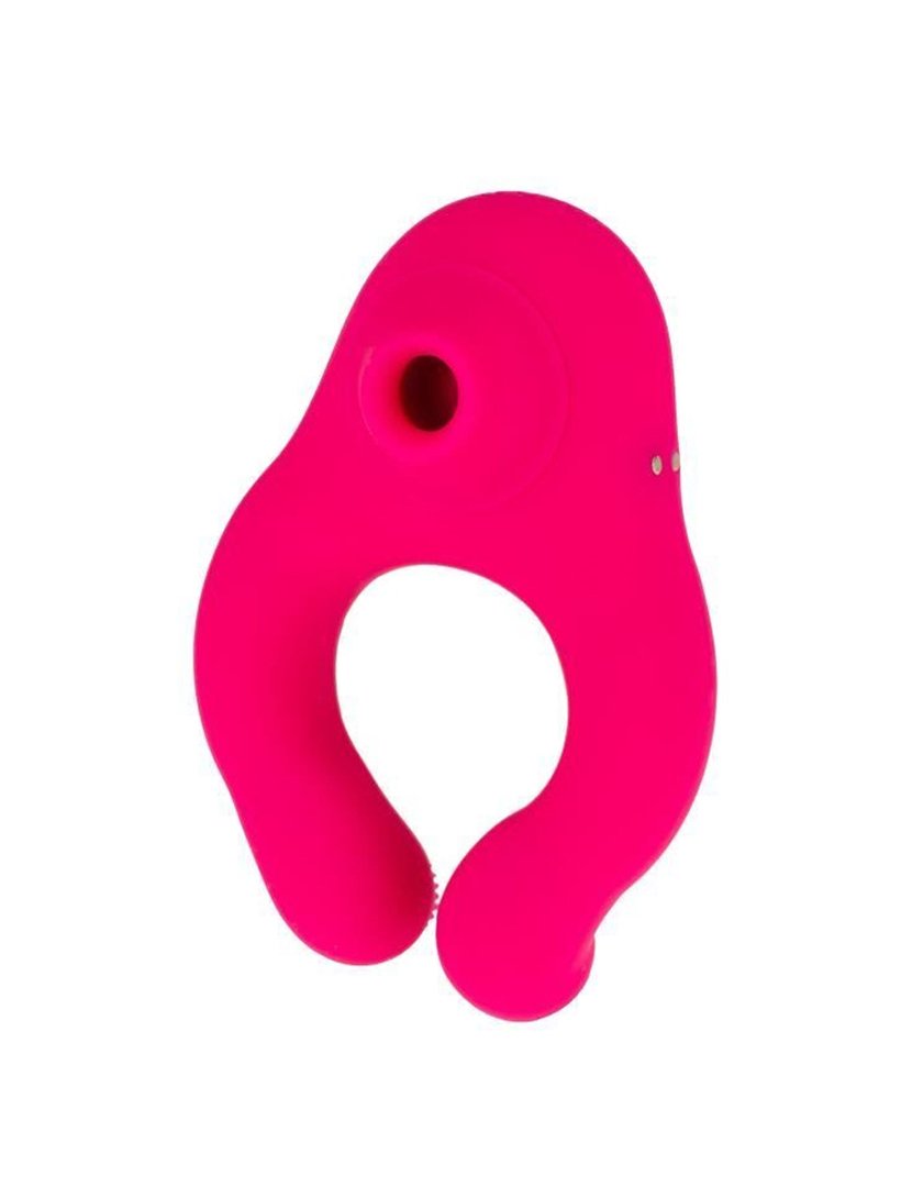 Estimulador de clítoris, Lábio e Clitóris, Anel Vibratório - 14 programas - Rosa 