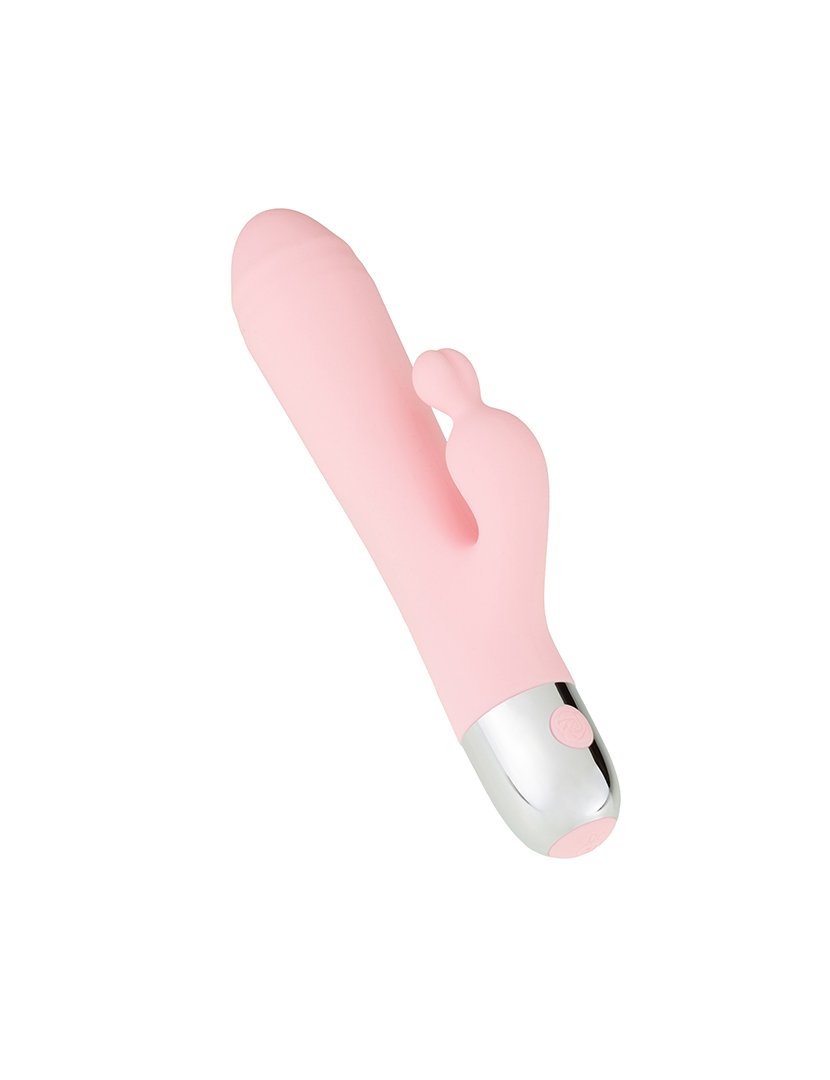 Caixa de 2 brinquedos sexuais: estimulador de clitóris e vibrador de ponto G - Rosa