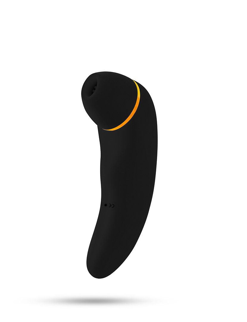 Caixa de 4 brinquedos sexuais: estimulador de clitóris, vibrador rabbit, ovo vibratório com controlo remoto e vibrador wand - Preto