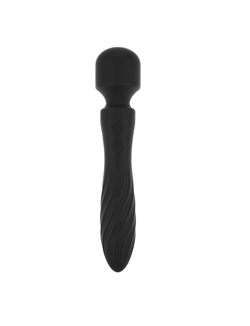 Caixa de 4 brinquedos sexuais: estimulador de clitóris, vibrador rabbit, ovo vibratório com controlo remoto e vibrador wand - Preto
