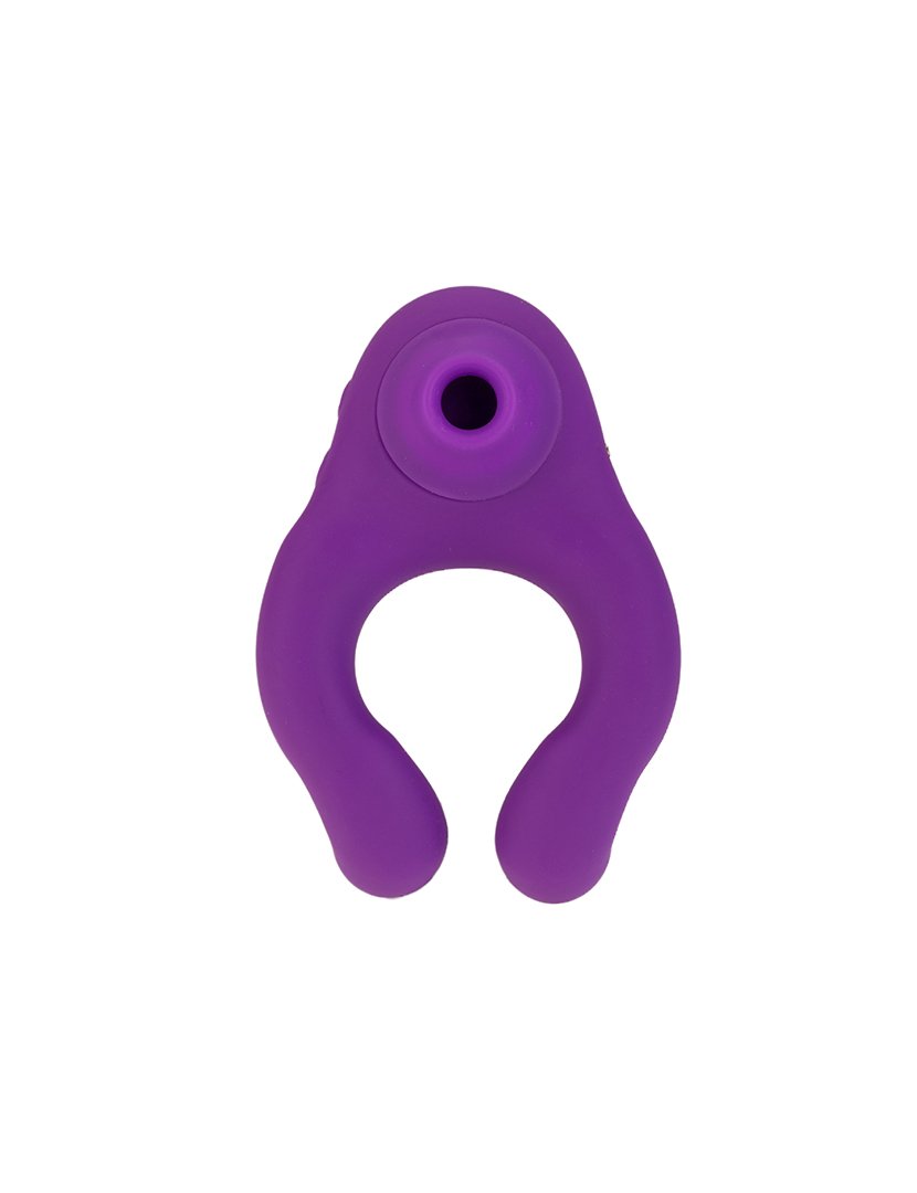 Pack Descoberta: estimulador de clitóris, vibrador rabbit, vibrador de ponto G - Violeta e Vermelho
