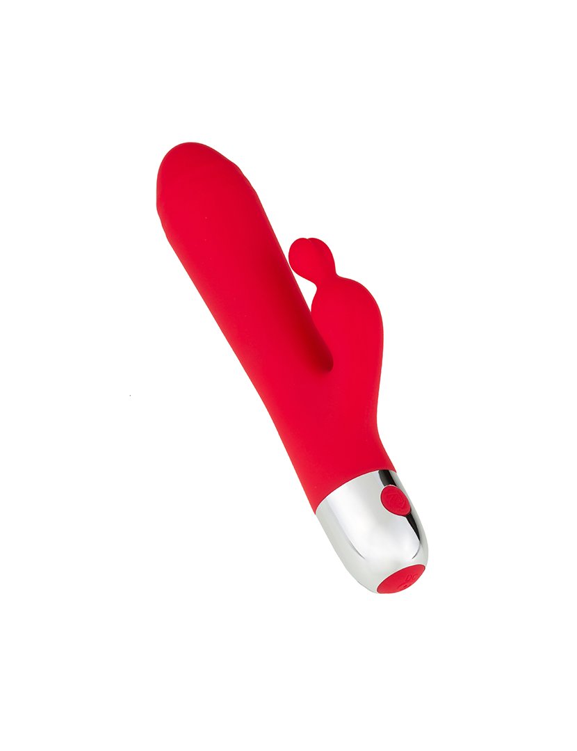 Pack Descoberta: estimulador de clitóris, vibrador rabbit, vibrador de ponto G - Violeta e Vermelho