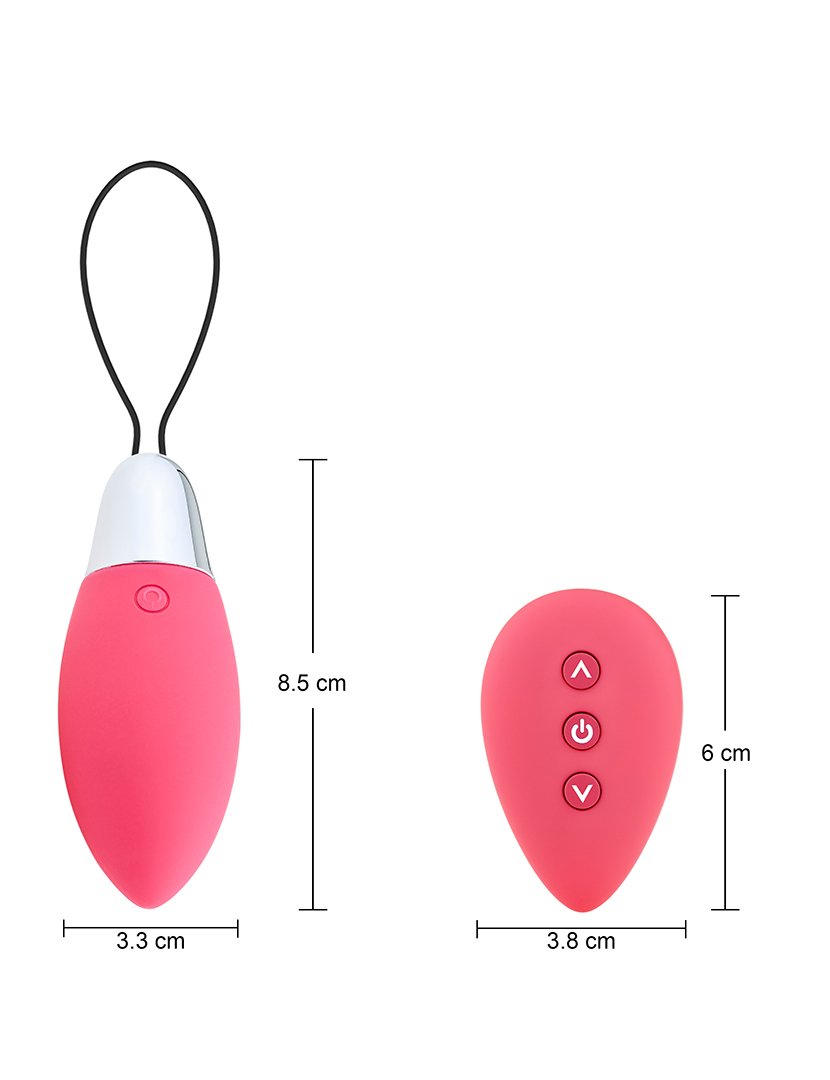 Duo Pack: ovo vibratório, anel vibratório, kit de acessórios - Rosa