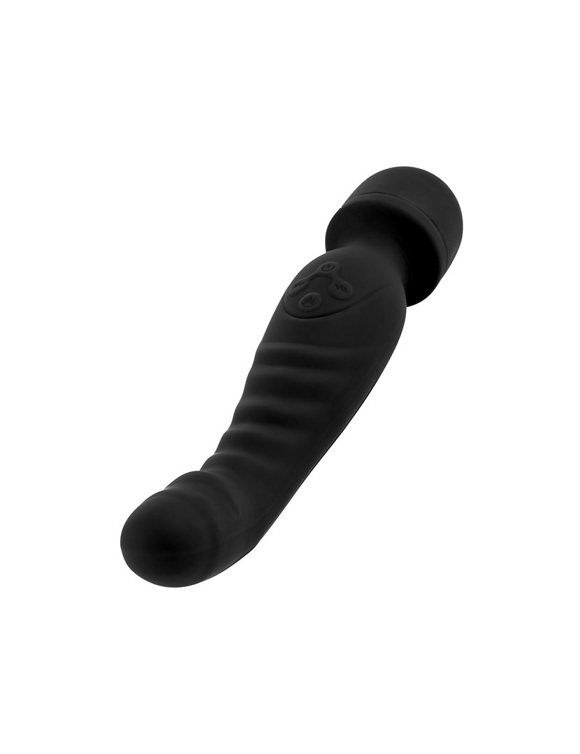 Pack Expert: estimulador de clitóris, vibrador rabbit, vibrador wand e dildo - Verde, Azul e Preto
