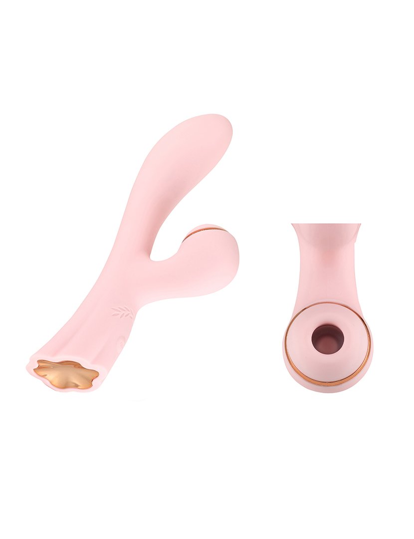 Pack Expert: estimulador de clitóris, vibrador rabbit, vibrador wand e dildo - Rosa