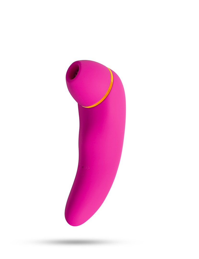 Pack intermédio: estimulador de clitóris, vibrador rabbit, vibrador de ponto G, dildo - Rosa