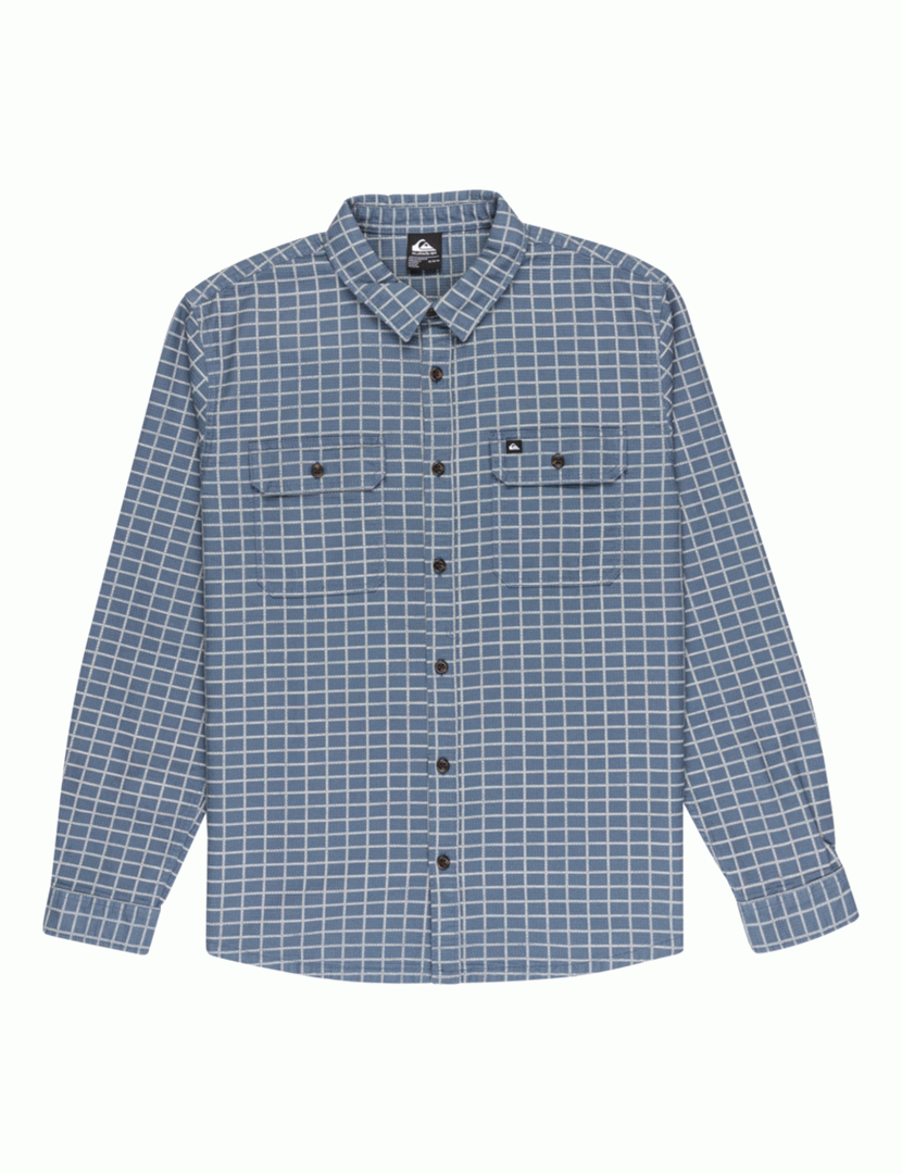 Camisa Salt Lake Waffle Shirt Azul