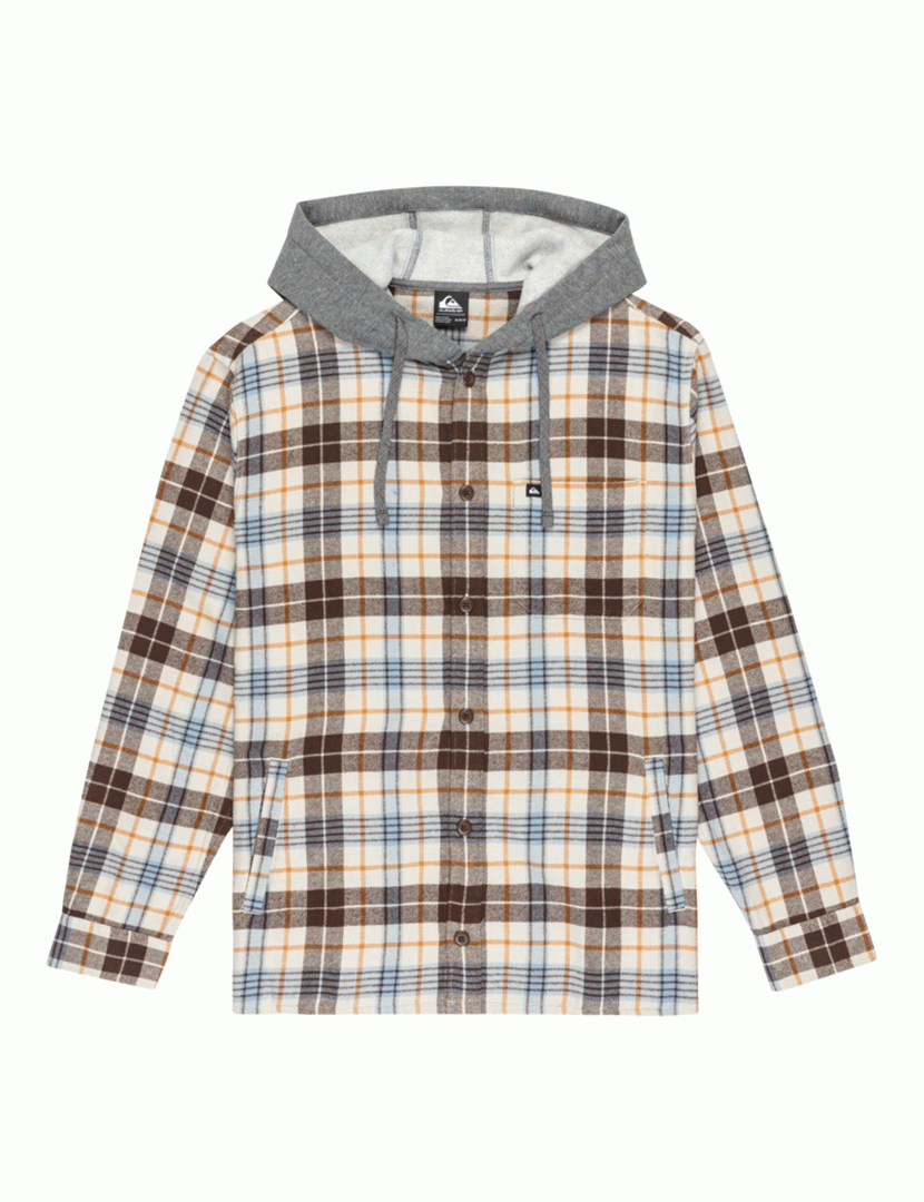 Camisa manga comprida Hooded Surf Cinza