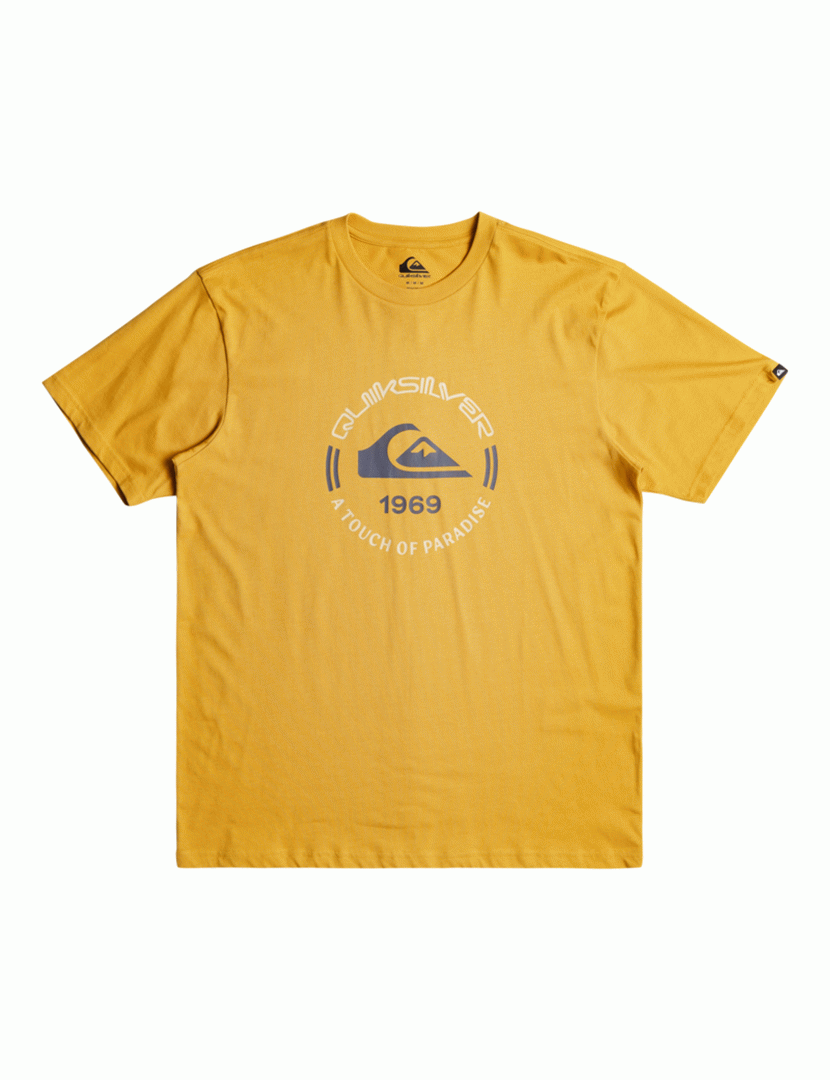 T-Shirt Circle Logo Ss Amarelo